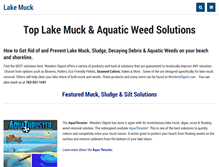 Tablet Screenshot of lakemuck.com